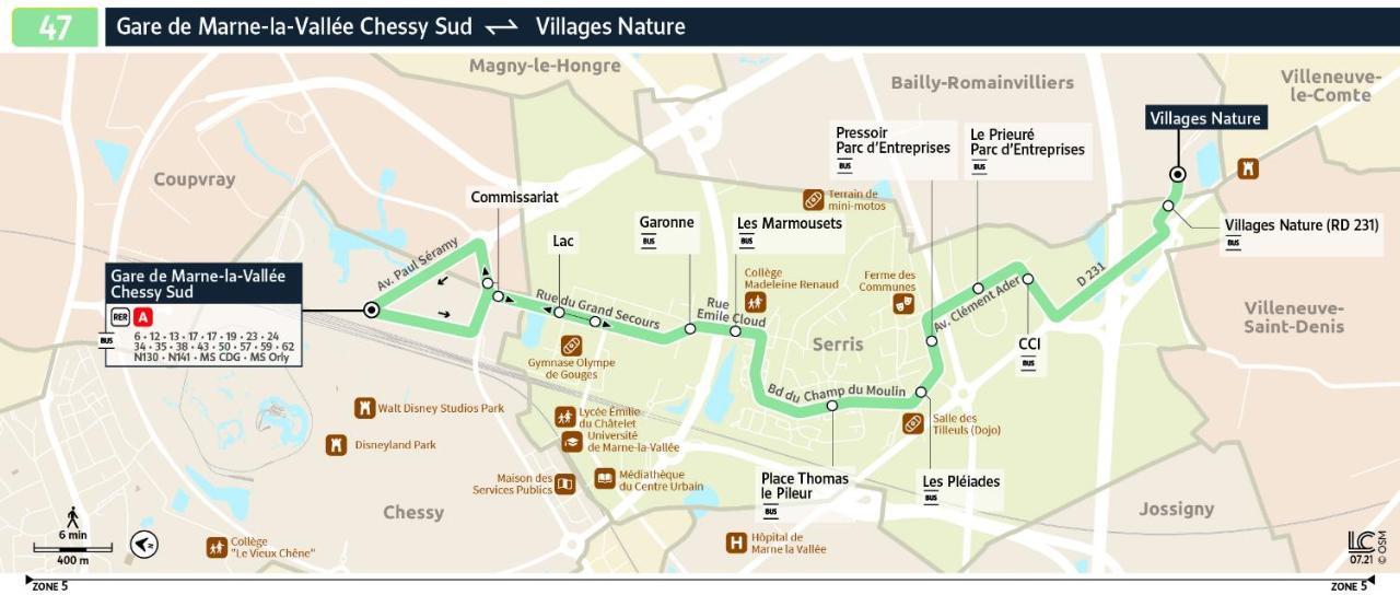 Apartment 3 Bedroomed Serris Val D'Europe Disneyland Paris Zewnętrze zdjęcie